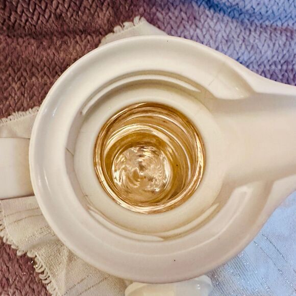 Vintage Christa Coffee Carafe Pink Glass Liner Floral Thermos 32oz West Germany - Picture 11 of 12